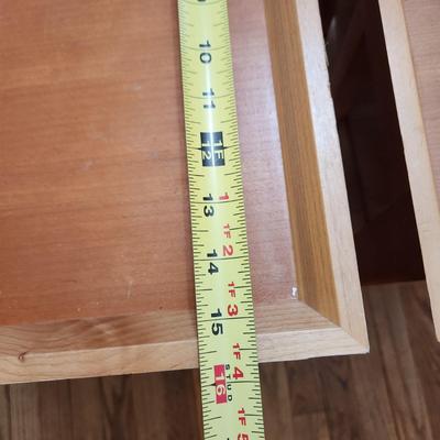 2 Side Tables Levenger Combination Side Table Book Shelf, Compact,