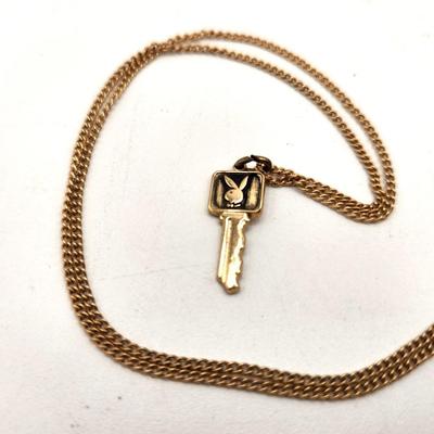 Lot #40 Vintage Playboy Club Necklace - Key