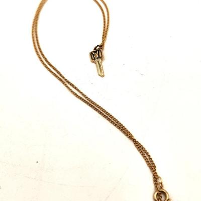 Lot #40 Vintage Playboy Club Necklace - Key