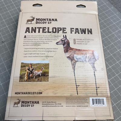 Antelope Decoy, 2 Decoy Stands