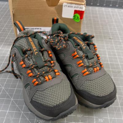 Merrell Oakcreek Lace Up Children's Hiking Shoes Sz. 11