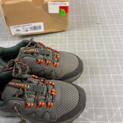 Merrell Oakcreek Lace Up Children's Hiking Shoes Sz. 11