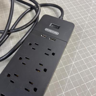 Surge Protector with Long Cord