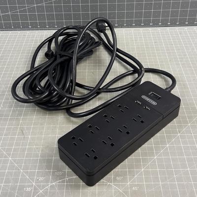 Surge Protector with Long Cord