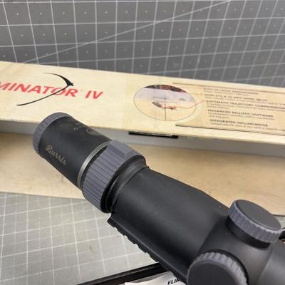 Burris Eliminator IV Laser Range Finder Scope 