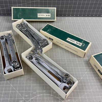 24- NEW S-K Tools 11/16 Combination Wrenches