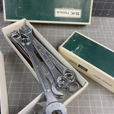 24- NEW S-K Tools 11/16 Combination Wrenches