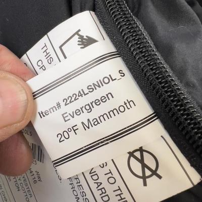 Sleeping Bag Teton Evergreen 20 Degree Mammoth 