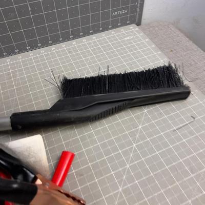 Jumper Cables & Snow Brush 