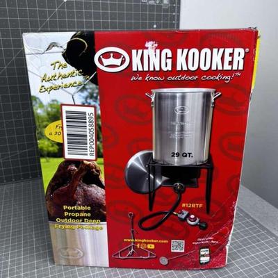 King Kooker 29-Quart Stainless Steel Turkey Fryer