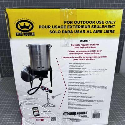 King Kooker 29-Quart Stainless Steel Turkey Fryer