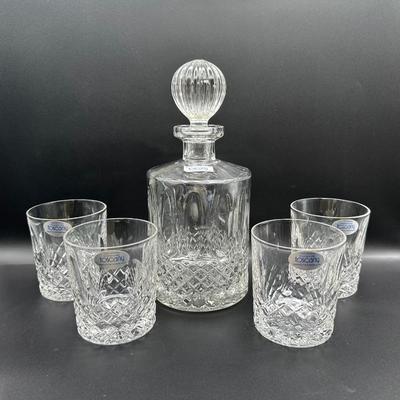 Tuscany Collection “Yale” Decanter & Glass Set with Box