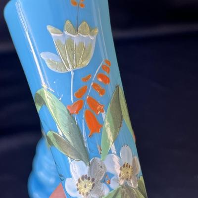 Sale Photo Thumbnail #87: 1800s Victorian art glass.
