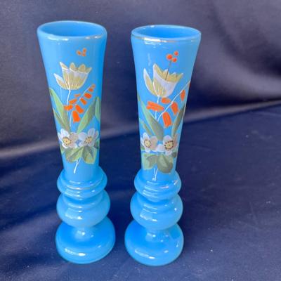 Sale Photo Thumbnail #83: 1800s Victorian art glass.