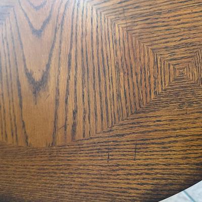 Round Wooden Side Table