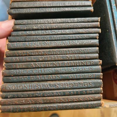 Lot of 32 Little Leather Library Books