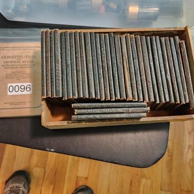 Lot of 32 Little Leather Library Books