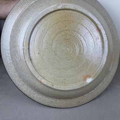 Rock Hard Stoneware Salt Glaze Horse Wall Plate/Bowl