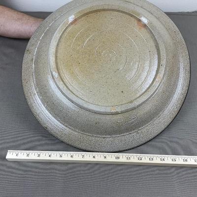 Rock Hard Stoneware Salt Glaze Horse Wall Plate/Bowl