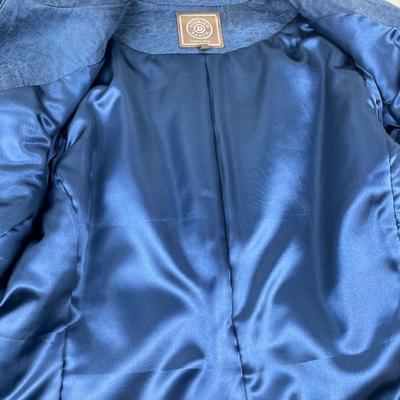 Double D Ranch Leather Biker Jacket Size Large