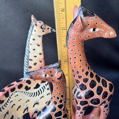 Sale Photo Thumbnail #210: These are too neat!  The center giraffe doesn't stand as well as the rest.