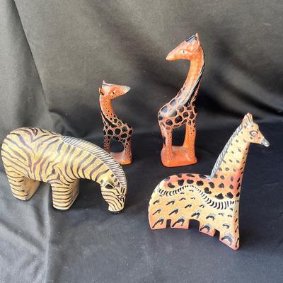Sale Photo Thumbnail #209: These are too neat!  The center giraffe doesn't stand as well as the rest.
