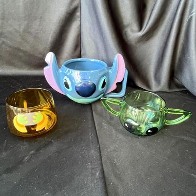 Sale Photo Thumbnail #250: Yoda is glass!  Stitch is a great mug, candy dish.