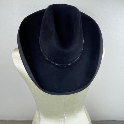 Custom made Black Cowboy Hat