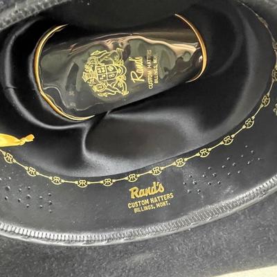Custom made Black Cowboy Hat