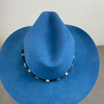 Turquoise Beaver Brand Cowboy Hat