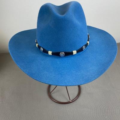Turquoise Beaver Brand Cowboy Hat