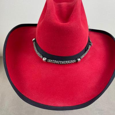 Red Ladies Custom Cowboy Hat
