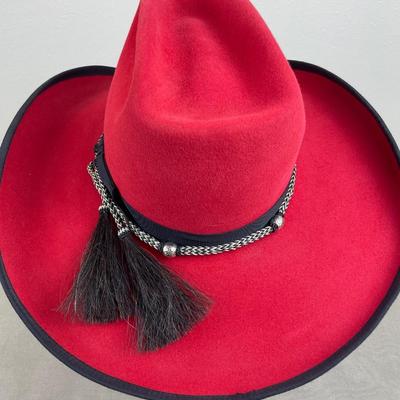Red Ladies Custom Cowboy Hat
