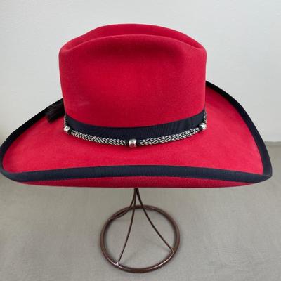 Red Ladies Custom Cowboy Hat