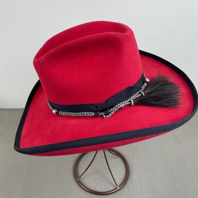 Red Ladies Custom Cowboy Hat