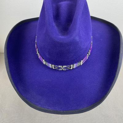 Purple Beaver Custom Cowboy Hat
