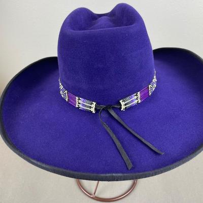 Purple Beaver Custom Cowboy Hat