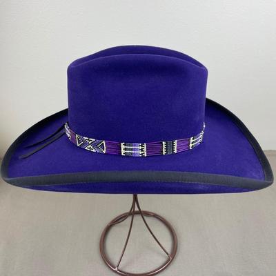 Purple Beaver Custom Cowboy Hat