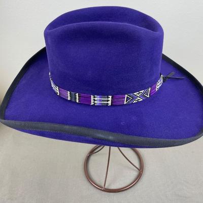 Purple Beaver Custom Cowboy Hat