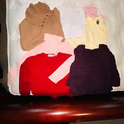 LADIES SMALL TURTLE NECKS AND SWEATERS