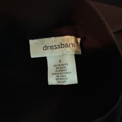 WOMENS DRESS BARN SLACKS AND A PAIR OF CORDUROY PANTS (6-8)