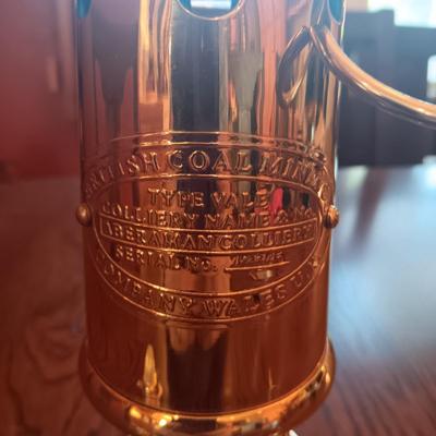 BRASS BRITISH COAL MINERS LAMP