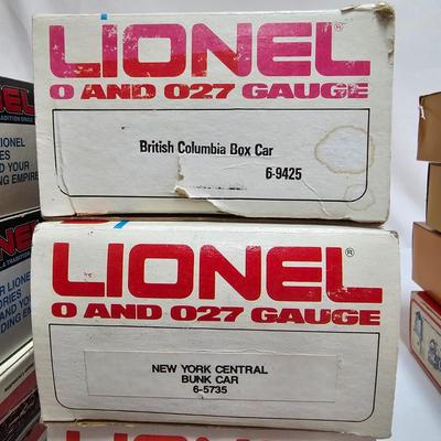 1970's & 1980's O Gauge Lionel Car Assortment (G-JS)