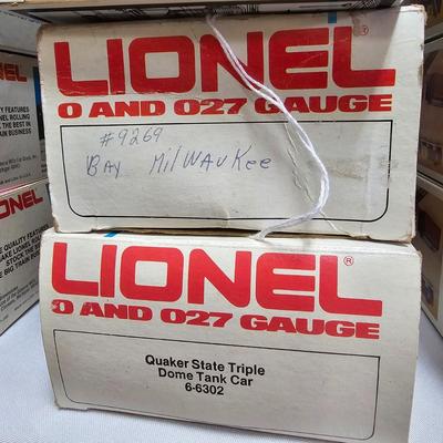 1970's & 1980's O Gauge Lionel Car Assortment (G-JS)