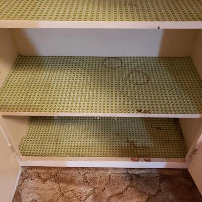 Wooden Four Shelf Cupboard (B2-KD)