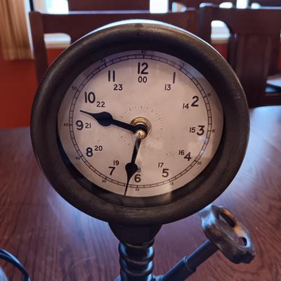 OIL LAMP AND A UNIQUE CLOCK