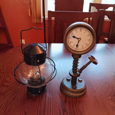OIL LAMP AND A UNIQUE CLOCK