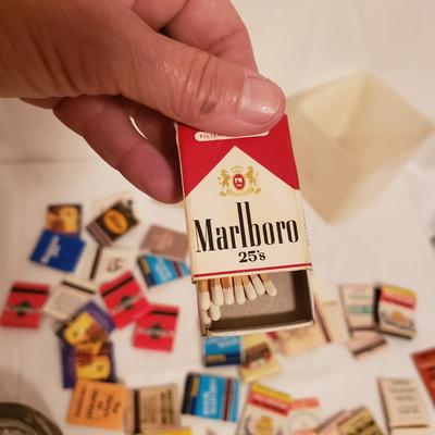 Vintage Ash Trays and Matches (B2-KD)