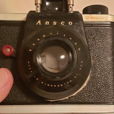 Three Vintage Cameras-Kodak Brownie, Falcon & Ansco (B2-KD)