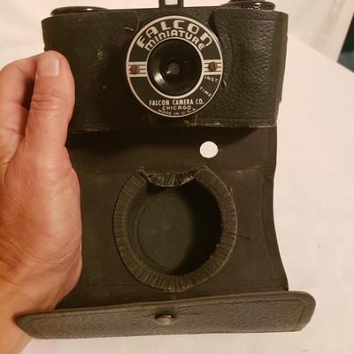 Three Vintage Cameras-Kodak Brownie, Falcon & Ansco (B2-KD)
